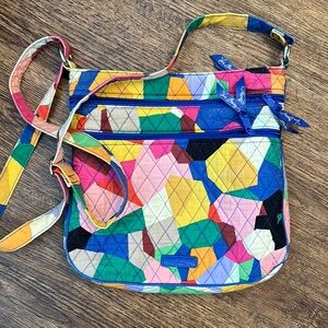Vera Bradley quilted purse rainbow